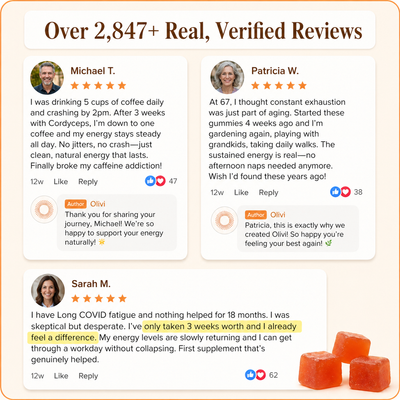 Olivi Cordyceps Energy Gummies