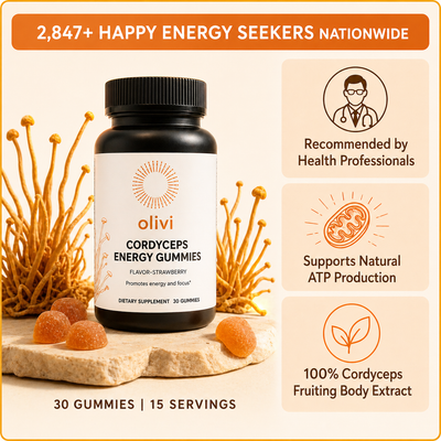 Olivi Cordyceps Energy Gummies